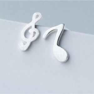 music stud earrings