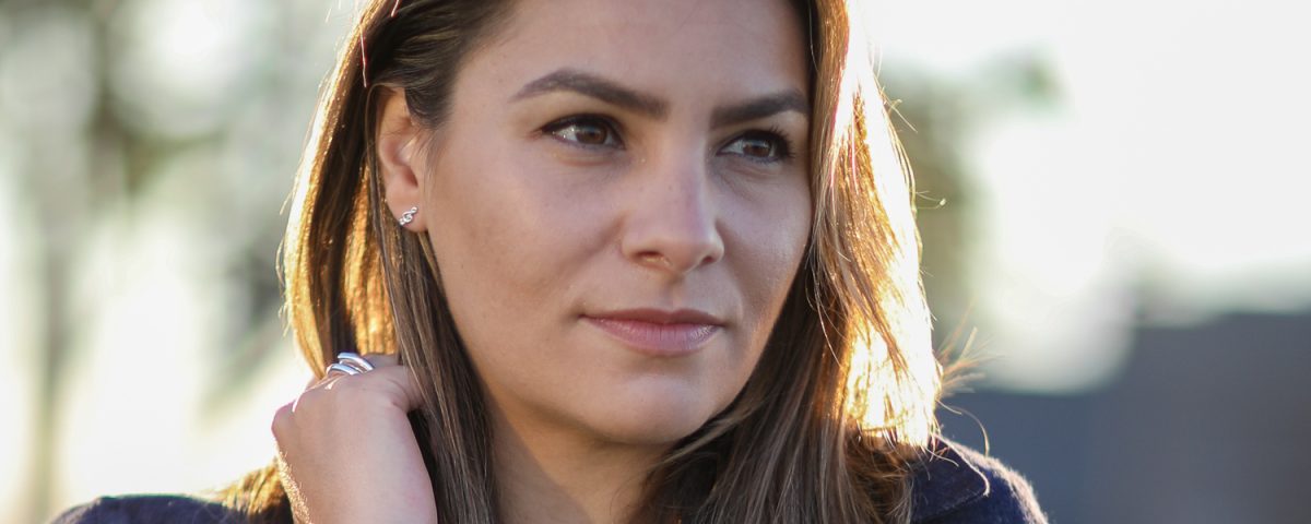 Treble clef earrings lanscape